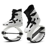 JUMPNORD Jump Shoes Kangaroo Bounce Shoes | Exercise & Fitness Boots | Workout Jumps | Women & Men white and black M-33/35