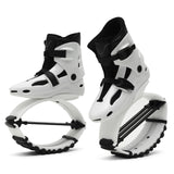 JUMPNORD Jump Shoes Kangaroo Bounce Shoes | Exercise & Fitness Boots | Workout Jumps | Women & Men white and black L-36/38