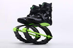 JUMPNORD Elastic Shoes Jump Easily Space Bouncer Jump Shoes Stilts Bounce Shoes，Green Black，39/41 (XL) code (load bearing 70kg-90kg)