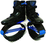 JUMPNORD Elastic Shoes Jump Easily Space Bouncer Jump Shoes Stilts Bounce Shoes，Black Blue，39-41 yards (XL number)