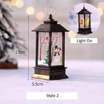 Santa Claus Snowman Lantern Light Merry Christmas Decor For Home Christmas Tree Ornament Xmas Gifts Navidad