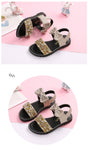 Sandals ETé New Fashion Comfortable Children Soft Open Sole Little Girl Princess Beach Shoes