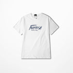 Summer Short-Sleeved Retro Loose Casual T-Shirt XXL white