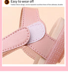 Sandals Girls Version CoreEnne Princess Shoes with Soft Soles ETé New Style Grand GarçOn Little Girl Student Beach Shoes