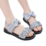 Sandals ETé New Fashion Comfortable Children Soft Open Sole Little Girl Princess Beach Shoes
