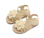 Comfortable Sandals for Girls Non-slip Beach Shoes with Soft Summer Soles Floral Princess Shoes