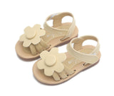 Comfortable Sandals for Girls Non-slip Beach Shoes with Soft Summer Soles Floral Princess Shoes