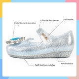 New Girl Princess Sandals Frozen Shoes Comfortable Sandals For Kids Crystal Shoes