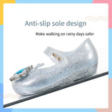 New Girl Princess Sandals Frozen Shoes Comfortable Sandals For Kids Crystal Shoes