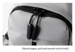 Men's USB port chest bag Large capacity waterproof shoulder bag black