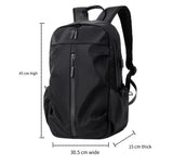 Men's casual backpack Travel backpack College student bag blue