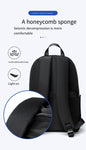 Men's Business Backpack Large capacity computer backpack blue