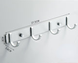 Punch-free space aluminum coat hook Bathroom coat hook