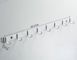 Punch-free space aluminum coat hook Bathroom coat hook