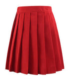 Plaid skirt Japanese spring and summer college-style pleated skirt