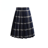 Plaid skirt Japanese spring and summer college-style pleated skirt