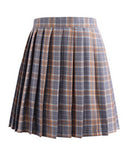 Plaid skirt Japanese spring and summer college-style pleated skirt