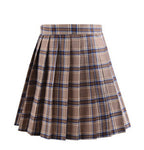 Plaid skirt Japanese spring and summer college-style pleated skirt