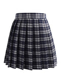 Plaid skirt Japanese spring and summer college-style pleated skirt