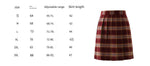 Plaid skirt Japanese spring and summer college-style pleated skirt