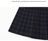 Plaid skirt Japanese spring and summer college-style pleated skirt