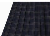 Plaid skirt Japanese spring and summer college-style pleated skirt