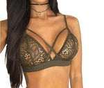 Cutout petal lace lingerie