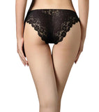 Women's transparent panties Sexy lace seduction briefs