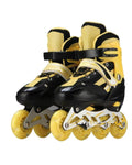 Adjustable children's full flash inline skates