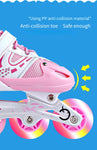 Children's roller skates single flash shoes