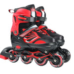 Children's roller skates 【Including shoes, protective gear, helmet and backpack】