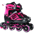 Children's roller skates 【Including shoes, protective gear, helmet and backpack】