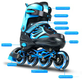 Children's roller skates 【Single shoes and protective gear】