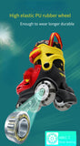 Double row roller skates Children's skates【With protective gear, backpack, barricade】