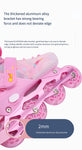 Roller skates for children roller skates【Full Flash-Backpack-Toolkit】