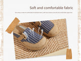 Linen straw casual shoes ethnic style embroidered shoes