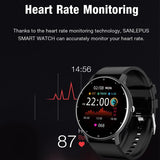 Smart Watch Men Women Full Touch Screen Sport Fitness Watch IP67 Waterproof Bluetooth For Android IOS Smartwatch Men