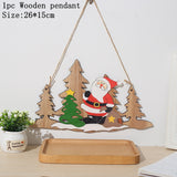 Christmas Door Hanging Oranments Wall Xmas Dec Merry Christmas Decor For Home Happy New Year Naviidad Door Pendants