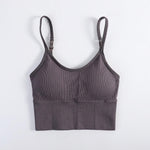 Seamless sports bra OneSize Upgradegreypurple