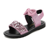 Sandals ETé New Fashion Comfortable Children Soft Open Sole Little Girl Princess Beach Shoes