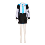 Anime women's blue jacket uniform set