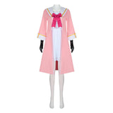 Anime pink bow dress set