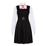 Anime cosplay women's black dress set