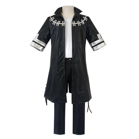 Anime game suit black jacket suit