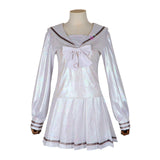 Black leather cosplay sailor suit High school school uniform suit