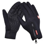 Outdoor Fishing Waterproof Mens Gloves Touch Screen Women Sport Ridding Windproof Breathable Non-Slip Gloves Lady Ski Autumn