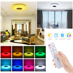 Smart Music LED Ceiling Light RGB Dimmable APP Remote Control Modern Bluetooth Light Bedroom Light