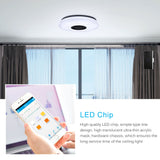 Smart Music LED Ceiling Light RGB Dimmable APP Remote Control Modern Bluetooth Light Bedroom Light