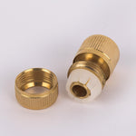 4 water pipe pure copper water joint nipple type water gun special quick joint garden tool joint