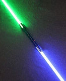 Lightsaber Double-Headed Lightsaber with Sound Effect Lightsaber Flash Double-Edged Sword Toy Blade92CM handle45CM